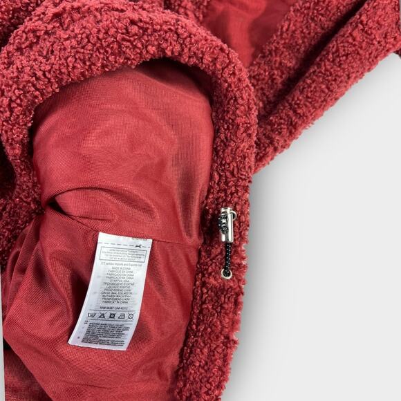 Adidas Originals Sherpa Teddy Half Zip Pullover Polar Fleece Jacket Size XS - Picture 6 of 9